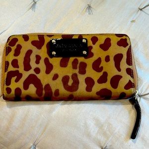 kate spade zip around wallet